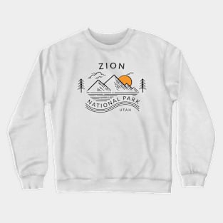 Zion National Park Crewneck Sweatshirt